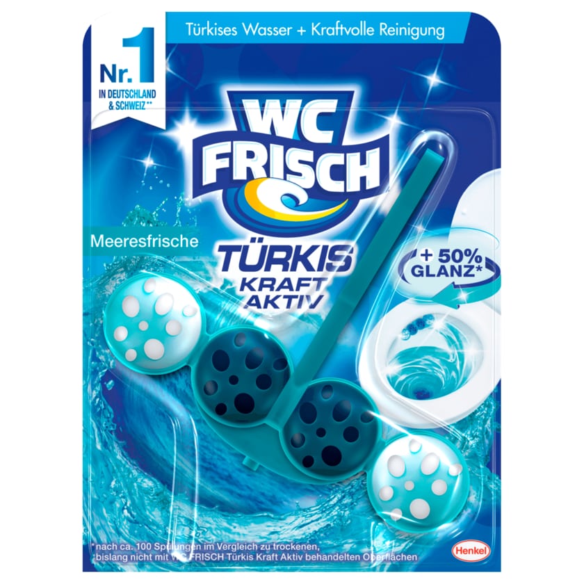 WC Frisch Kraft-Aktiv Türkis Meeresfrische 50g